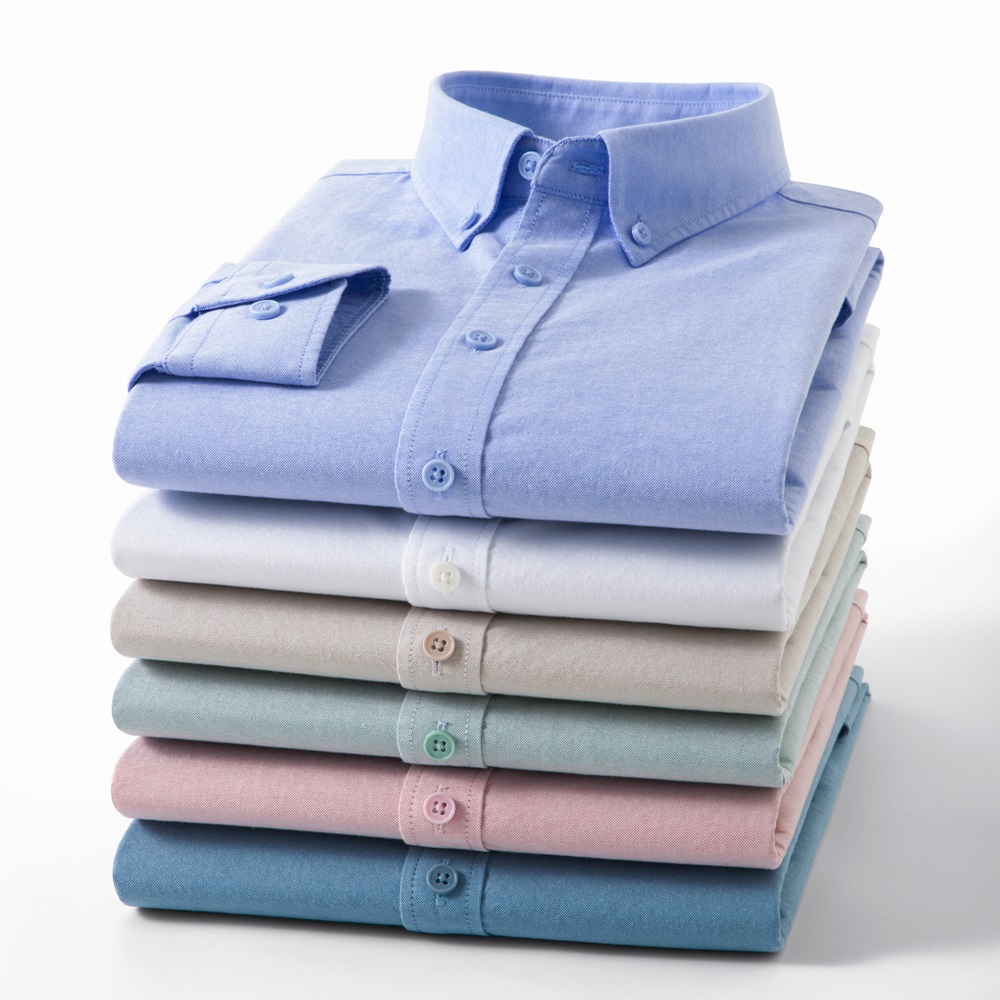 2026 New IN Men's 100% Cotton  - Mandarin Collar Formal Shirt Slim Fit 评论和价格