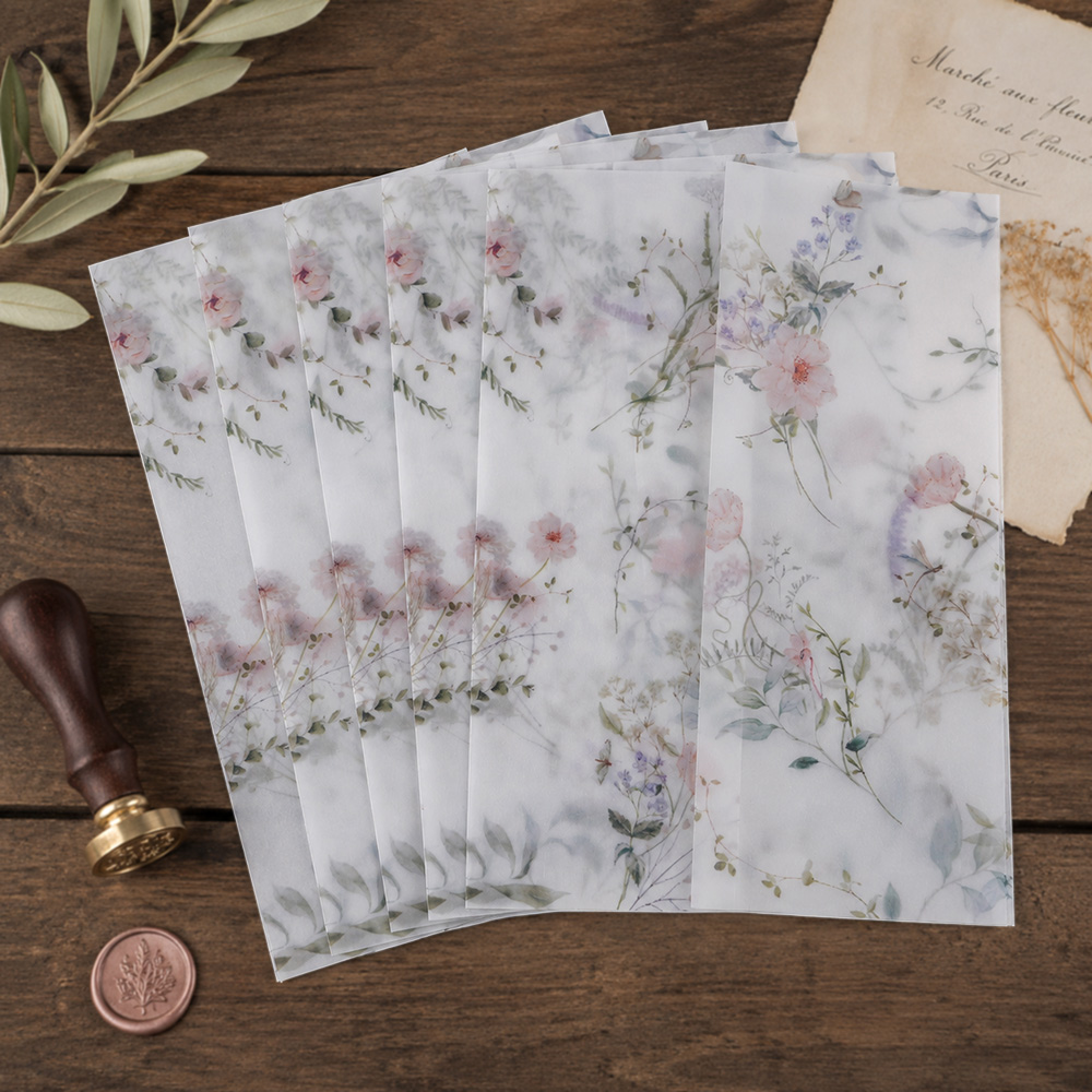 20/50pcs Vellum Wrap with Wate - Jackets 评论和价格