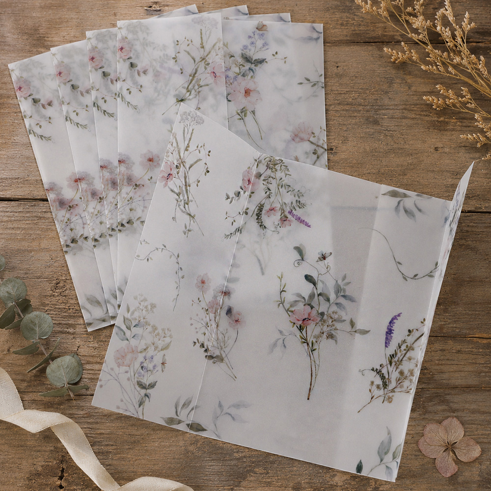 20/50pcs Vellum Wrap with Wate - Jackets 评论和价格