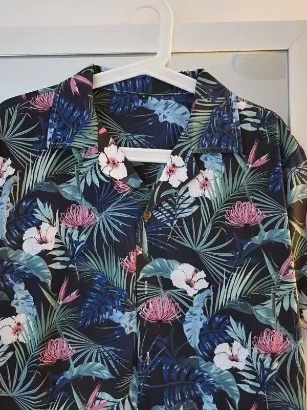 Vintage Thai Floral Shirt Loos - Vintage Hawaiian Floral Shirt 评论和价格