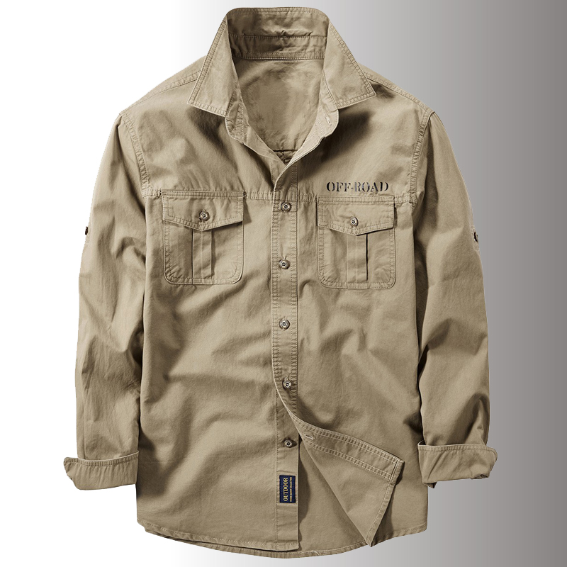 New Men's Spring Multi-pocket  - Tactical Military Shirt Cargo 评论和价格