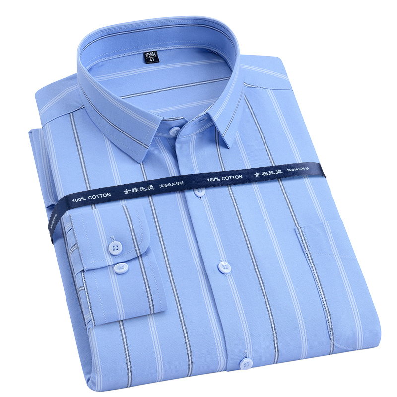 Oversize 11XL 10XL 9XL  Qualit - Oxford Cotton Casual Shirt Business 评论和价格