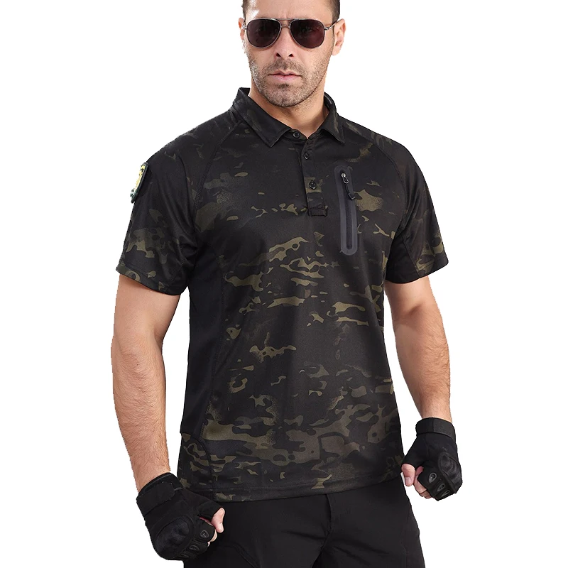 2025 Summer Mens Short Long Sl - Tactical Military Shirt Cargo 评论和价格