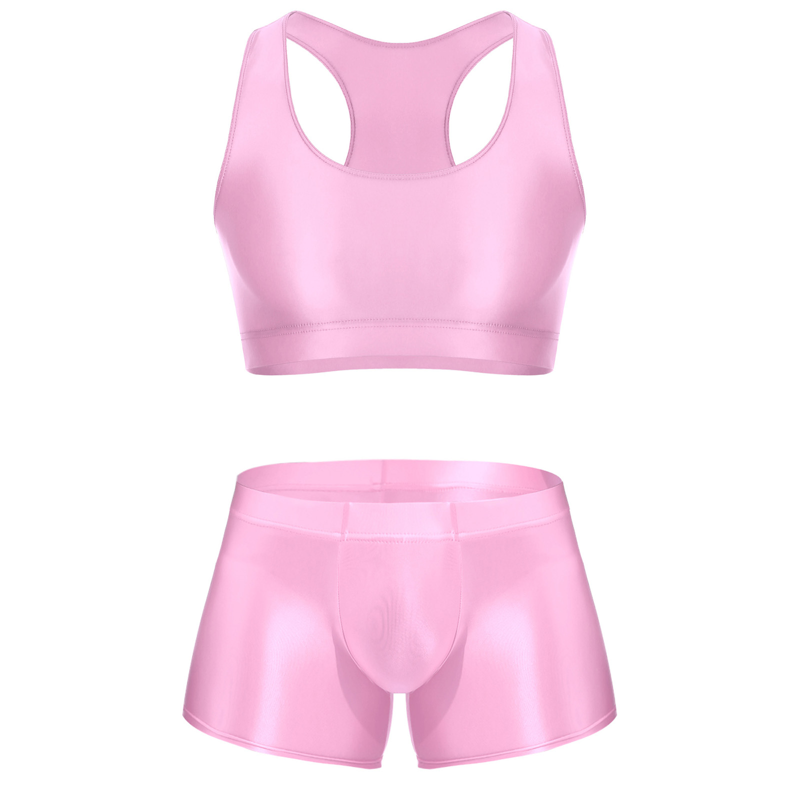 Men Glossy Stretchy Fitness Ou - Underwear 评论和价格