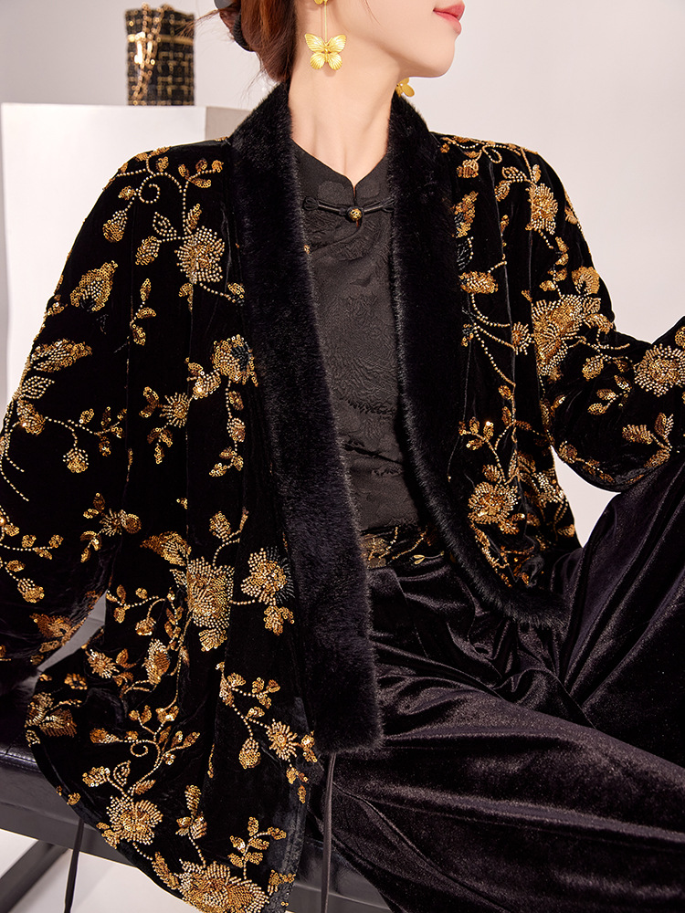 New Chinese Style Winter Women - Jackets 评论和价格