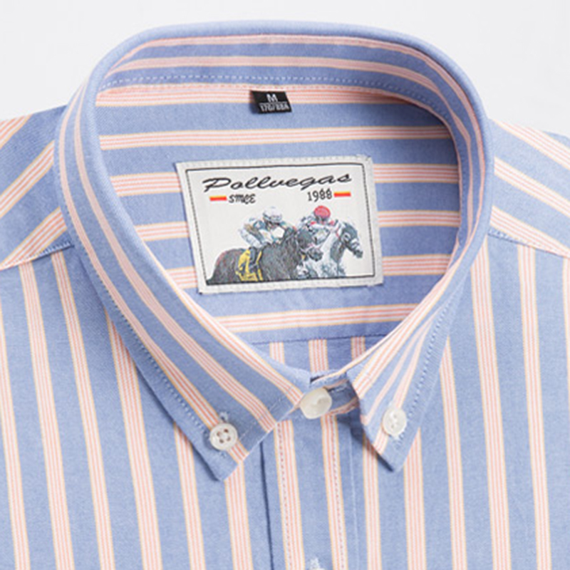 New 100% Cotton Smart Casual L - Oxford Cotton Casual Shirt Business 评论和价格