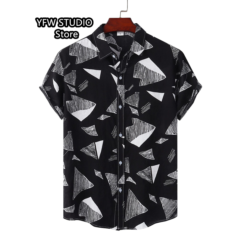 Men's Hawaiian Printed Vintage - Vintage Hawaiian Floral Shirt 评论和价格