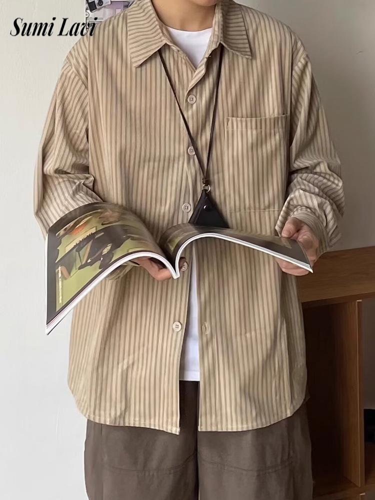 Stylish Mens Long Sleeve Cordu - Corduroy Button Up Shirt Men 评论和价格