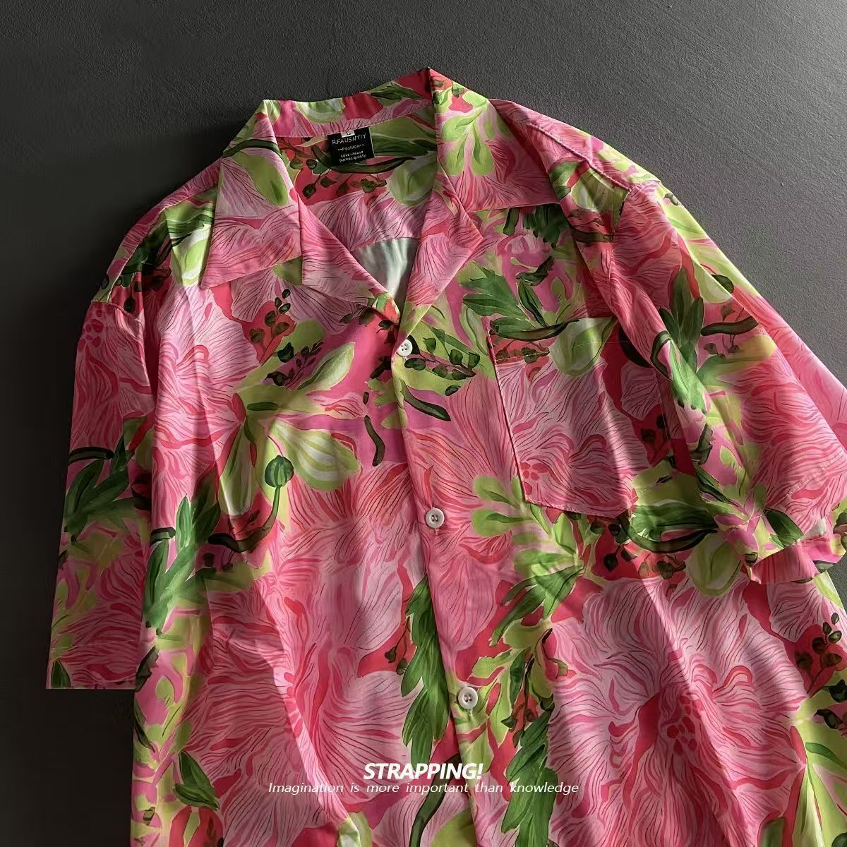 Vintage Beach Blusas Vocation  - Vintage Hawaiian Floral Shirt 评论和价格