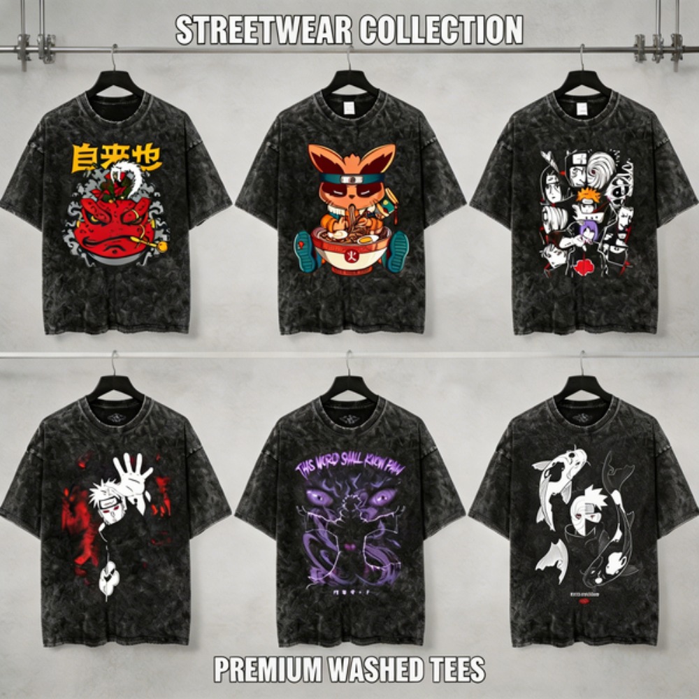 distressed wash T Shirt Naruto - Acid Wash Vintage Graphic T Shirt 评论和价格