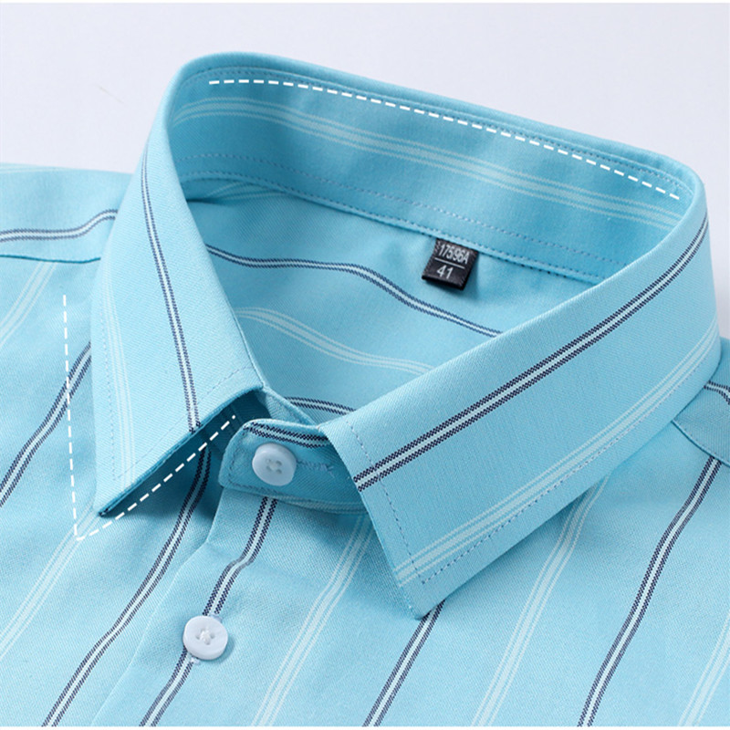 Big Size 11XL 10XL 9XL 8XL 100 - Oxford Cotton Casual Shirt Business 评论和价格