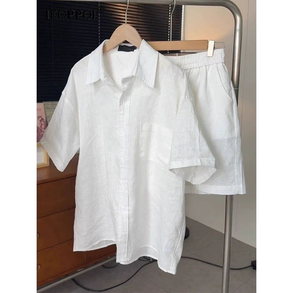 Lightweight Breathable Cotton  - Mens Linen Shirt Long Sleeve 评论和价格