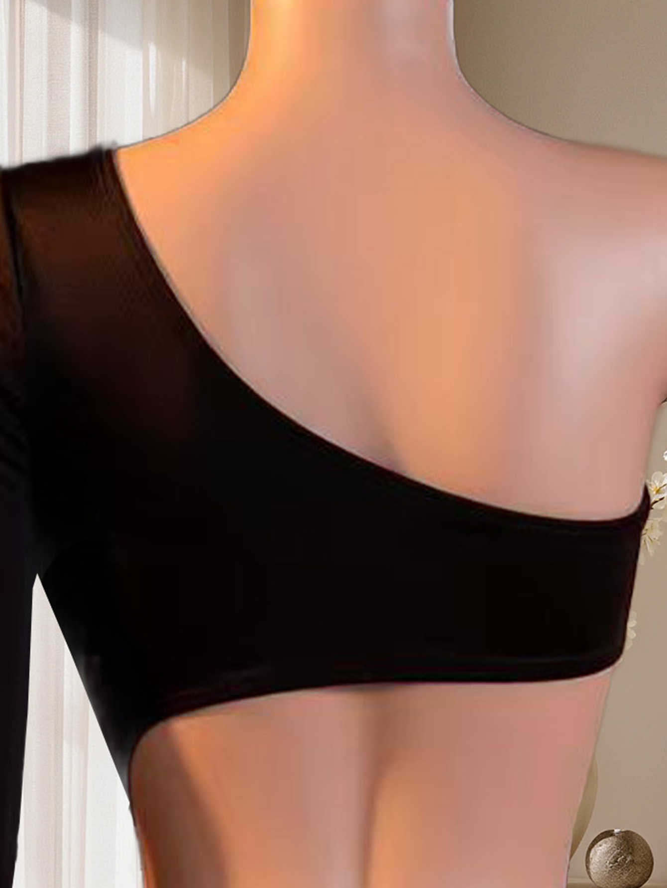 Women One Shoulder Long Sleeve - Underwear 评论和价格