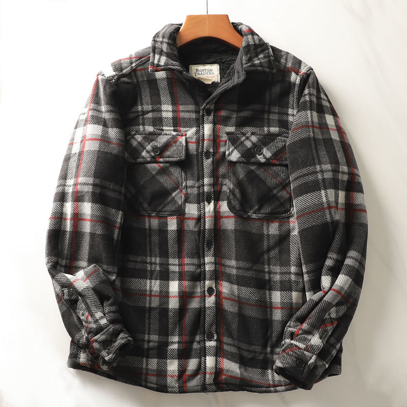 Men's Heavyweight Flannel Plai - Flannel Plaid Shirt Heavy Weight 评论和价格