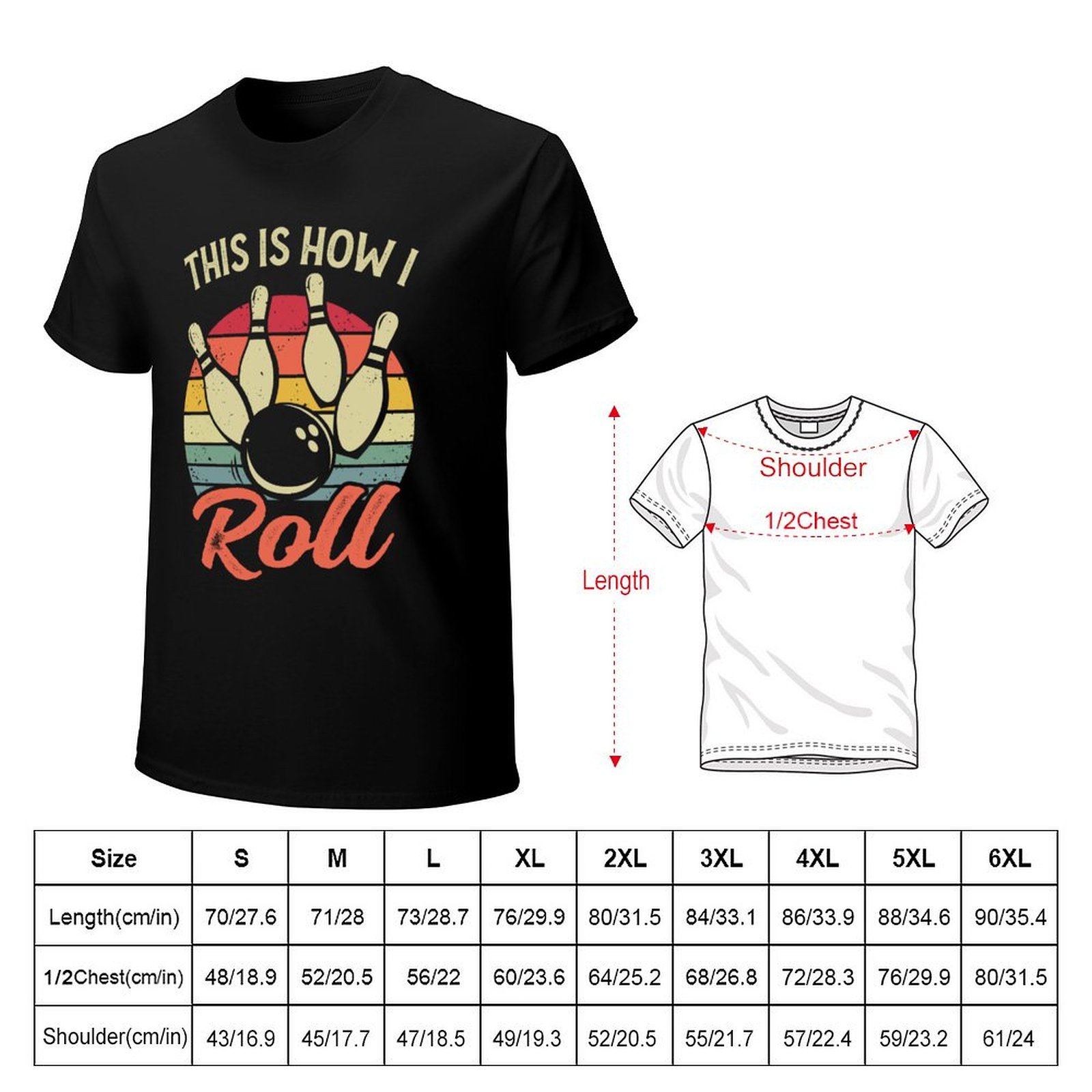 This Is How I Roll Retro Bowli - Short Sleeve Bowling Shirt Retro 评论和价格