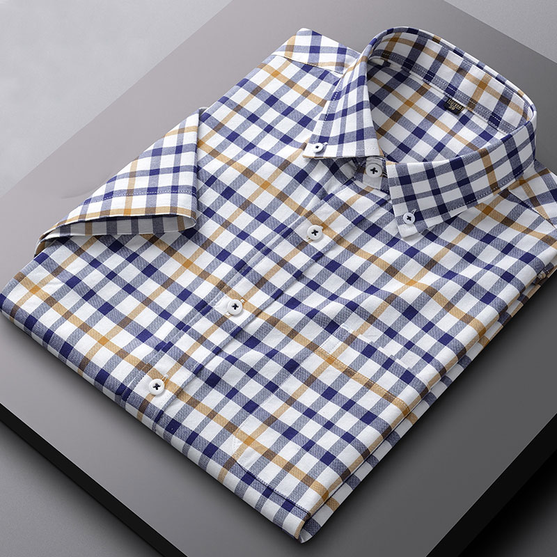 Summer new 100% cotton Oxford  - Oxford Cotton Casual Shirt Business 评论和价格