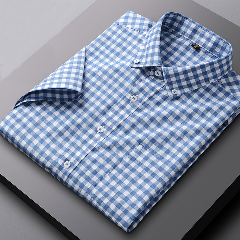 Summer new 100% cotton Oxford  - Oxford Cotton Casual Shirt Business 评论和价格