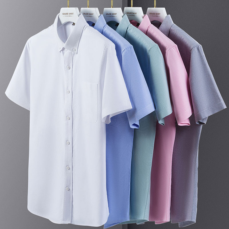 Summer new 100% cotton Oxford  - Oxford Cotton Casual Shirt Business 评论和价格