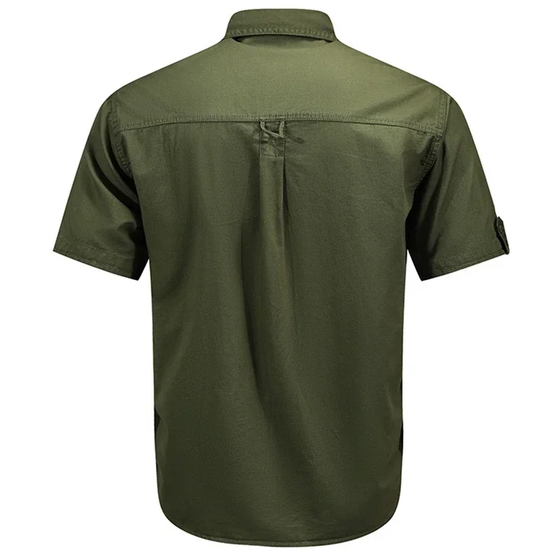 Men's Tactical Short-sleeved S - Tactical Military Shirt Cargo 评论和价格