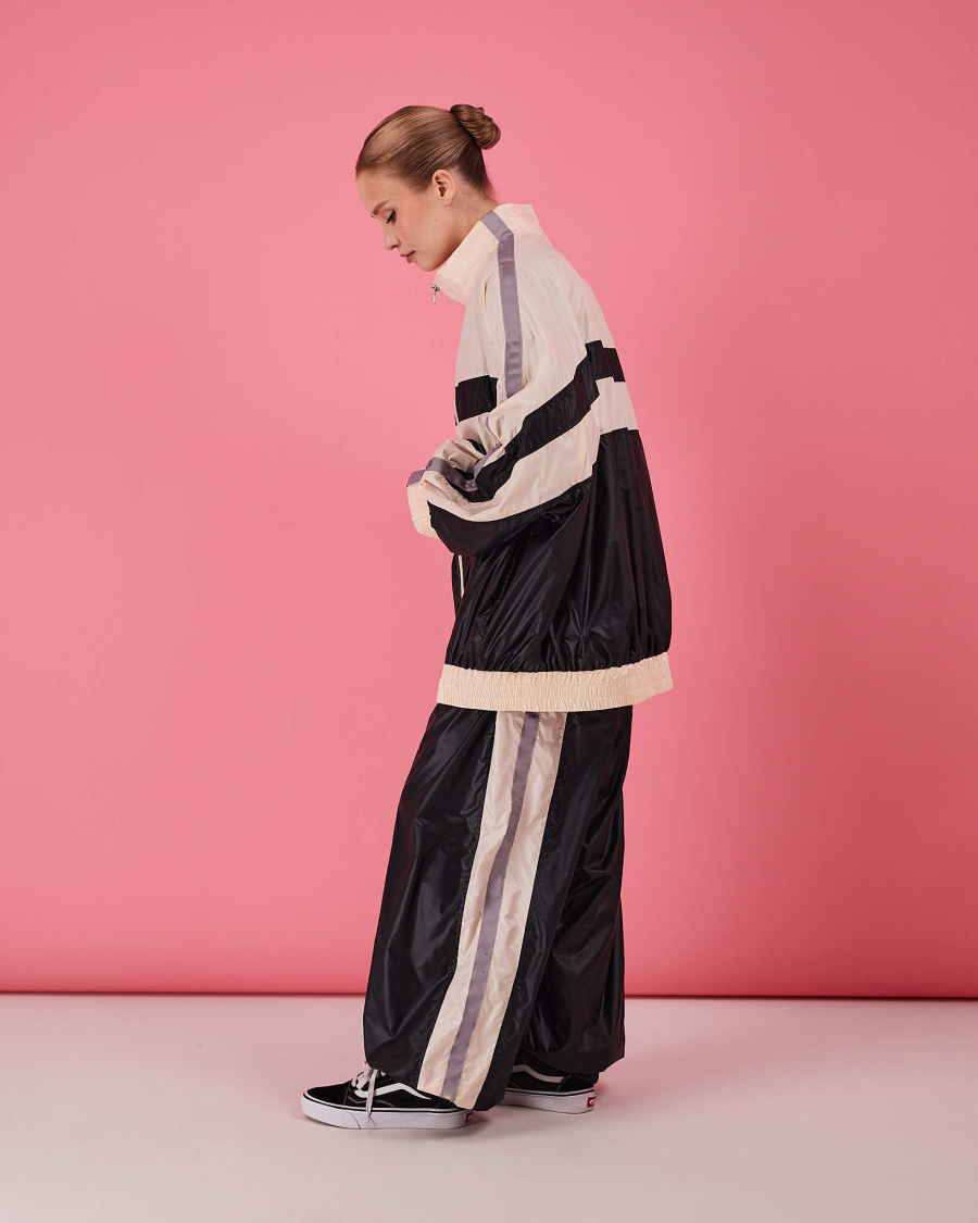 Women Acetate Satin Tracksuit  - Jackets 评论和价格