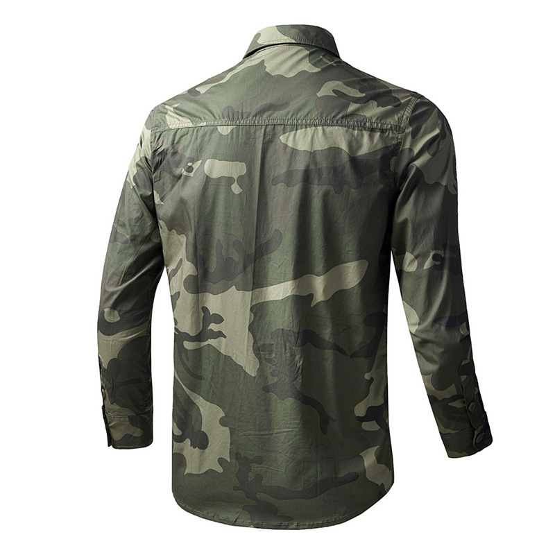 Spring Autumn Men's Tactical C - Tactical Military Shirt Cargo 评论和价格