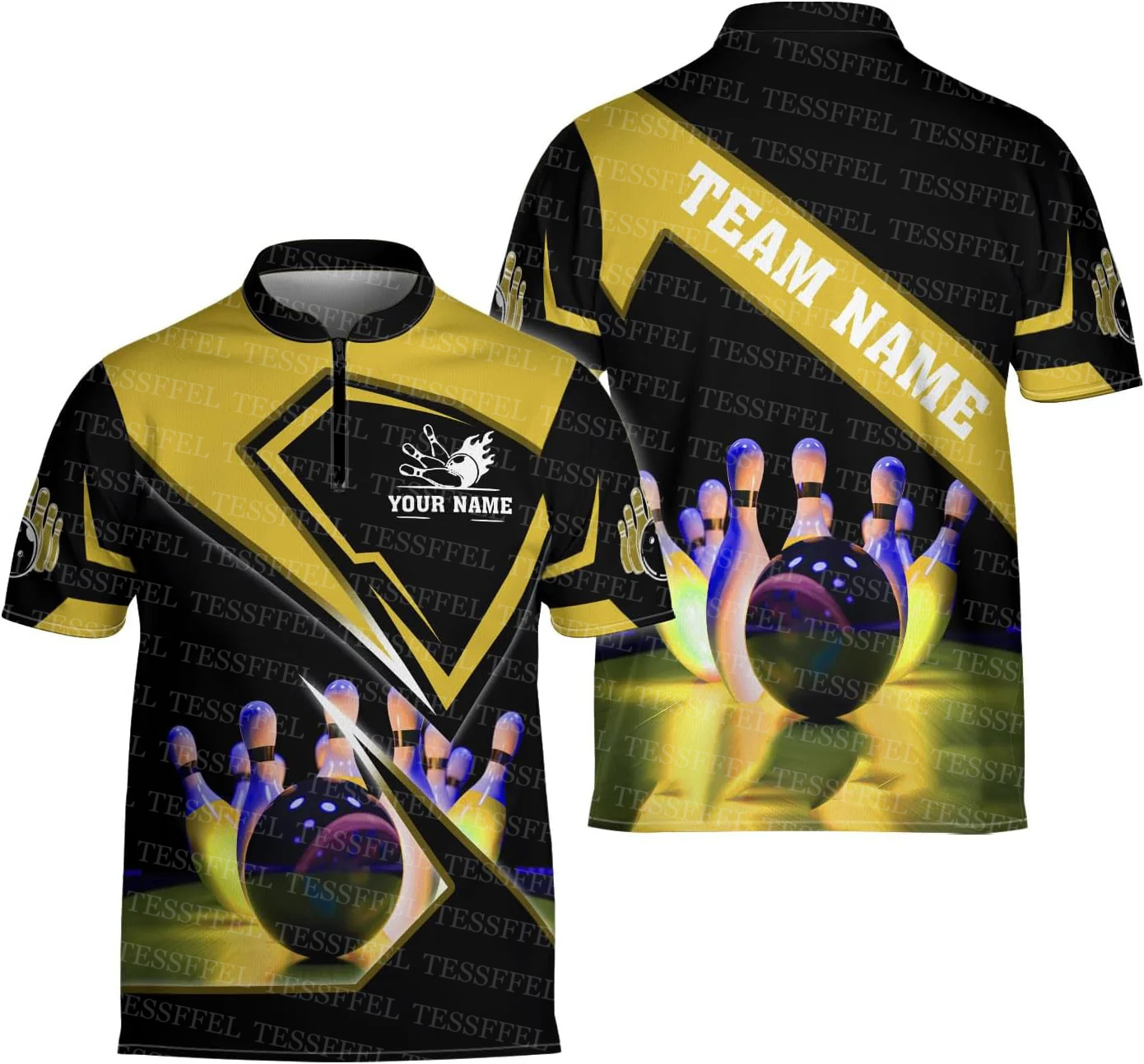 Custom Name Graffiti Flame Str - Short Sleeve Bowling Shirt Retro 评论和价格
