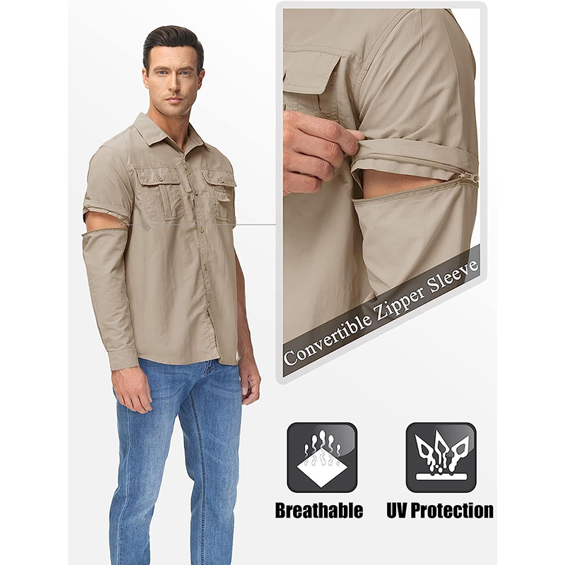 TRVLWEGO Men Shirt Hiking Camp - Tactical Military Shirt Cargo 评论和价格