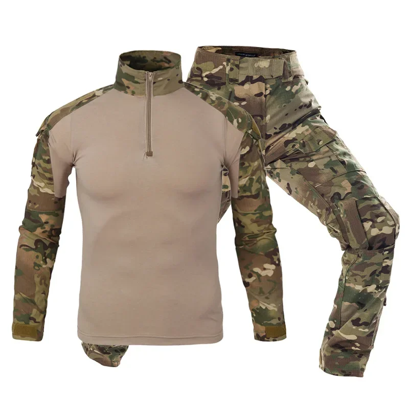Men's Tactical Combat Uniform  - Tactical Military Shirt Cargo 评论和价格