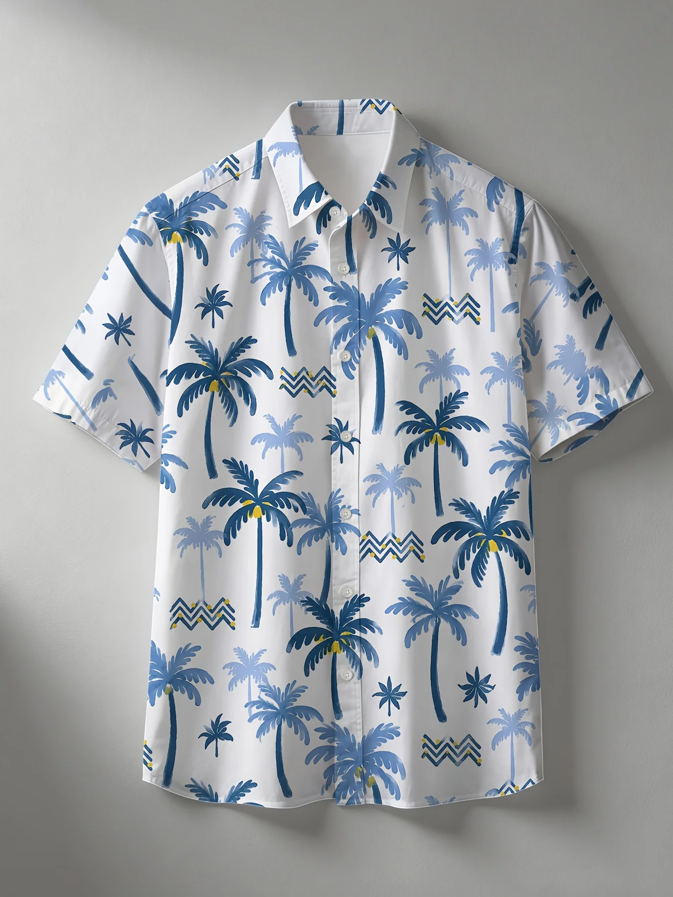Men Vintage Classic Car Palm T - Vintage Hawaiian Floral Shirt 评论和价格