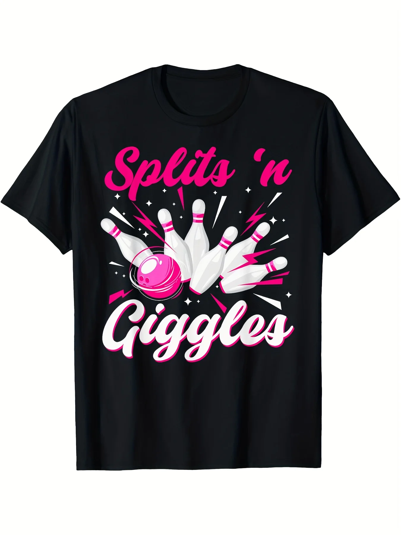 Funny Bowling Themed T-Shirt f - Short Sleeve Bowling Shirt Retro 评论和价格