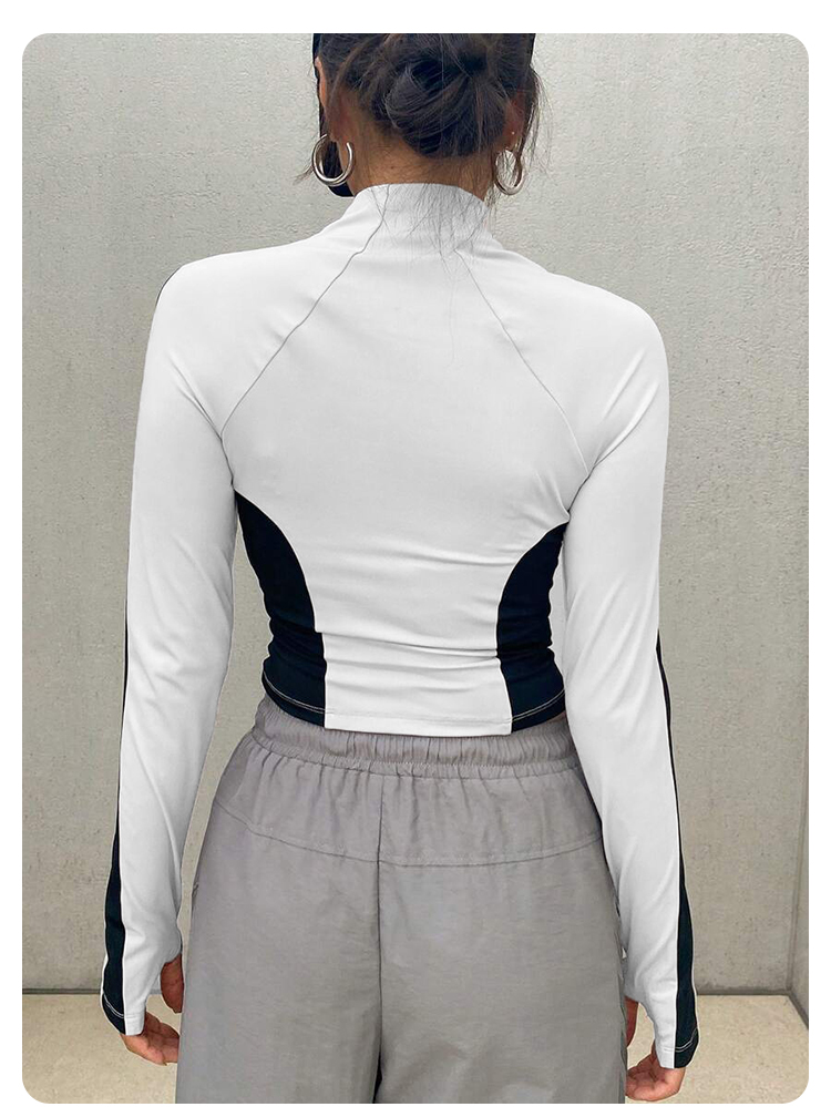 Yoga Clothes Stand Up Collar J - Jackets 评论和价格