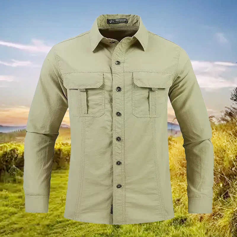 5XL Men Lightweight Quick-Dryi - Tactical Military Shirt Cargo 评论和价格