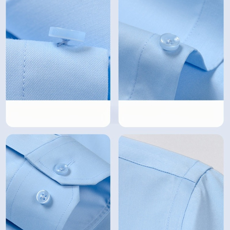 Men's Bamboo Fiber Long Sleeve - Breathable Bamboo Fiber Shirt Non Iron 评论和价格
