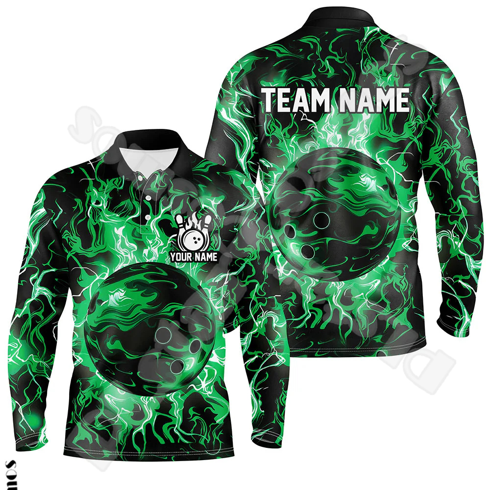 Custom Name Strike Bowling Pla - Short Sleeve Bowling Shirt Retro 评论和价格