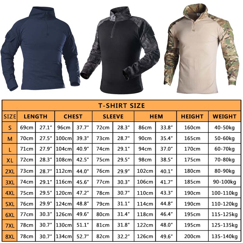 Combat Shirts Camo Cargo Sport - Tactical Military Shirt Cargo 评论和价格