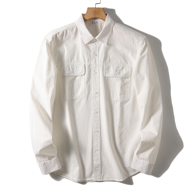 New Men's Business Fashion Cas - Oxford Cotton Casual Shirt Business 评论和价格