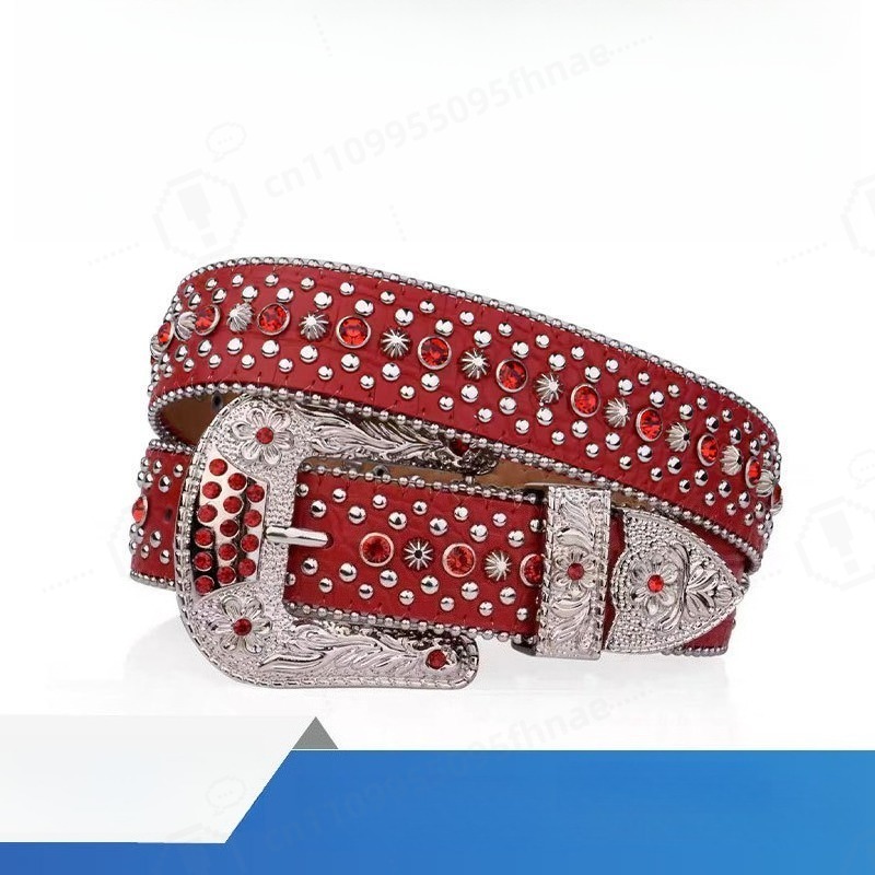 Y2K Style Rhinestone Belt For  - Jeans 评论和价格
