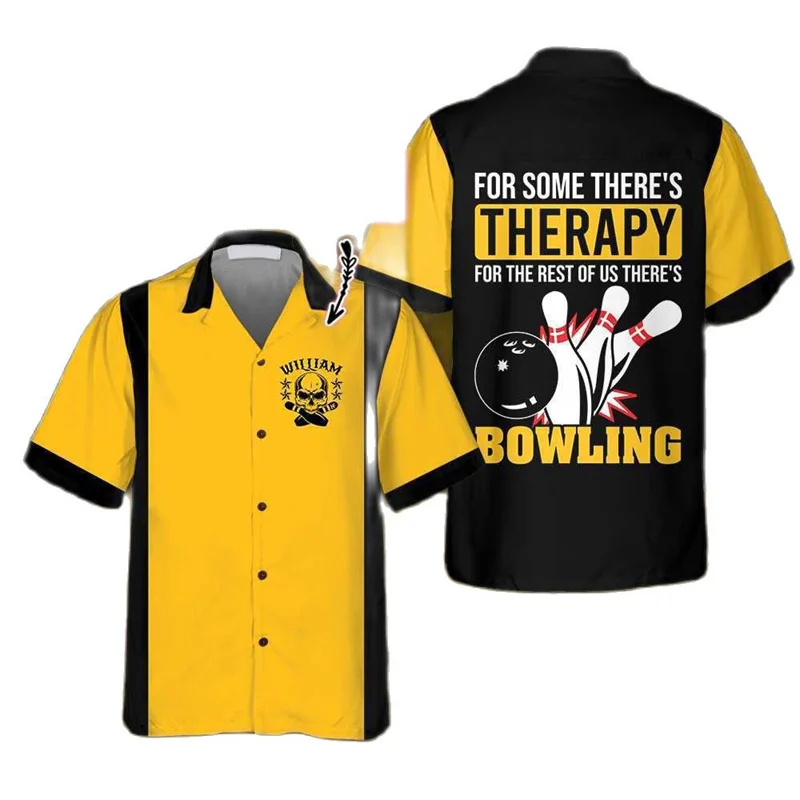 Classic Retro Bowling Ball Pri - Short Sleeve Bowling Shirt Retro 评论和价格