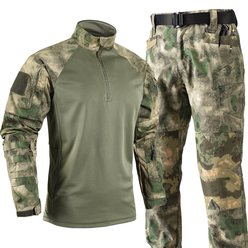 Men's Tactical Combat Uniform  - Tactical Military Shirt Cargo 评论和价格