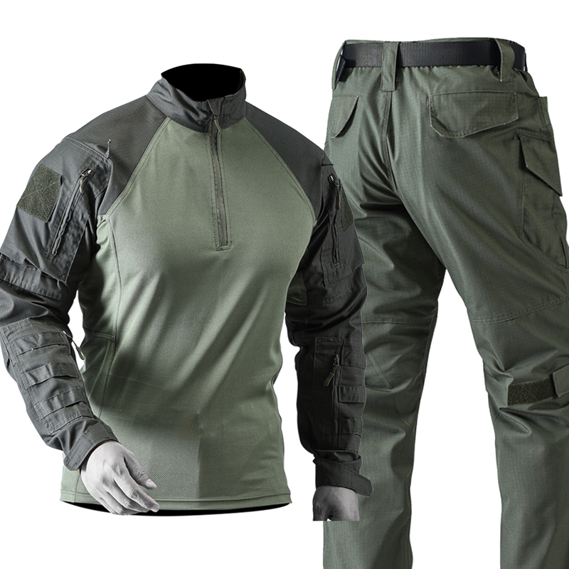 Men's Tactical Combat Uniform  - Tactical Military Shirt Cargo 评论和价格