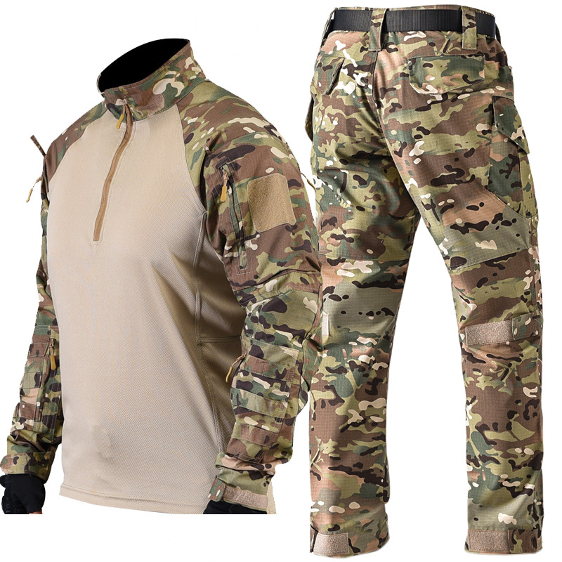Men's Tactical Combat Uniform  - Tactical Military Shirt Cargo 评论和价格