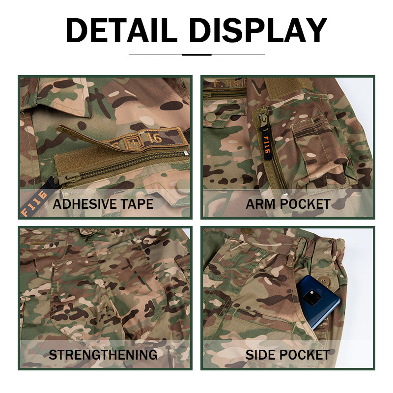 Lynjacye F116 Uniform Tactical - Tactical Military Shirt Cargo 评论和价格