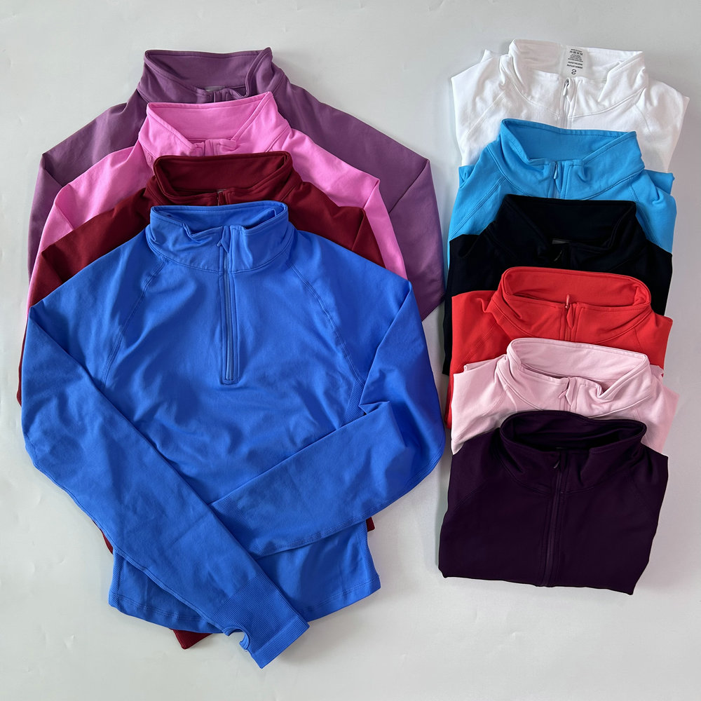No Logo Yoga Jacket With Half  - Jackets 评论和价格
