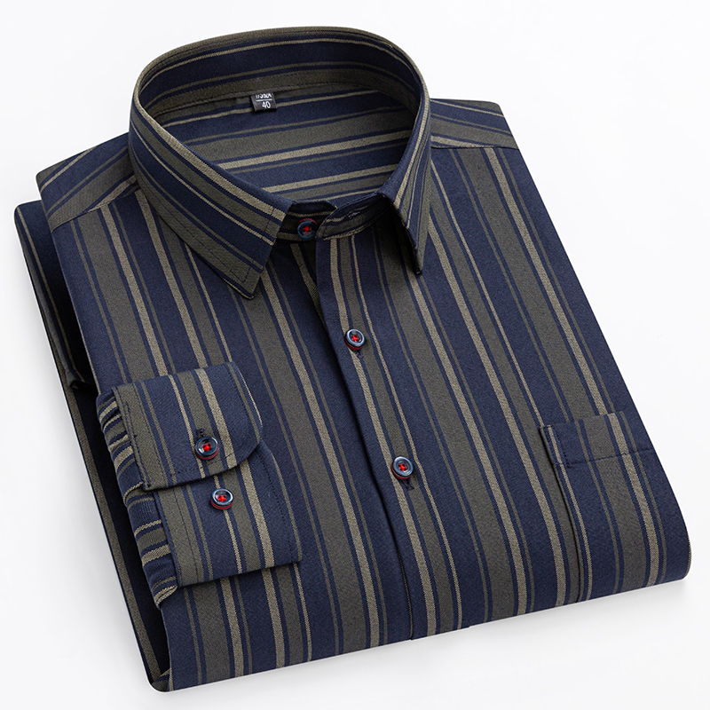 New 11XL 10XL Extra large men' - Oxford Cotton Casual Shirt Business 评论和价格