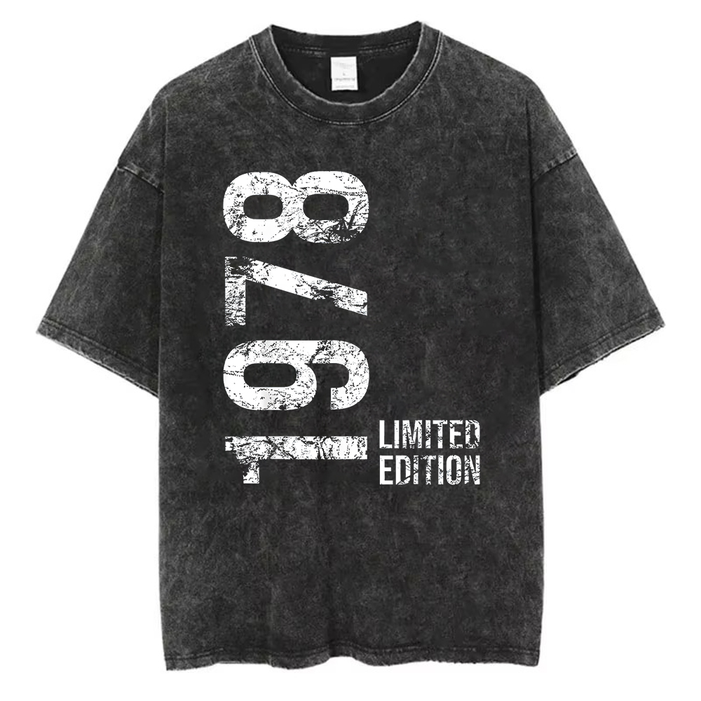 1978 Limited Edition T-Shirt W - Acid Wash Vintage Graphic T Shirt 评论和价格