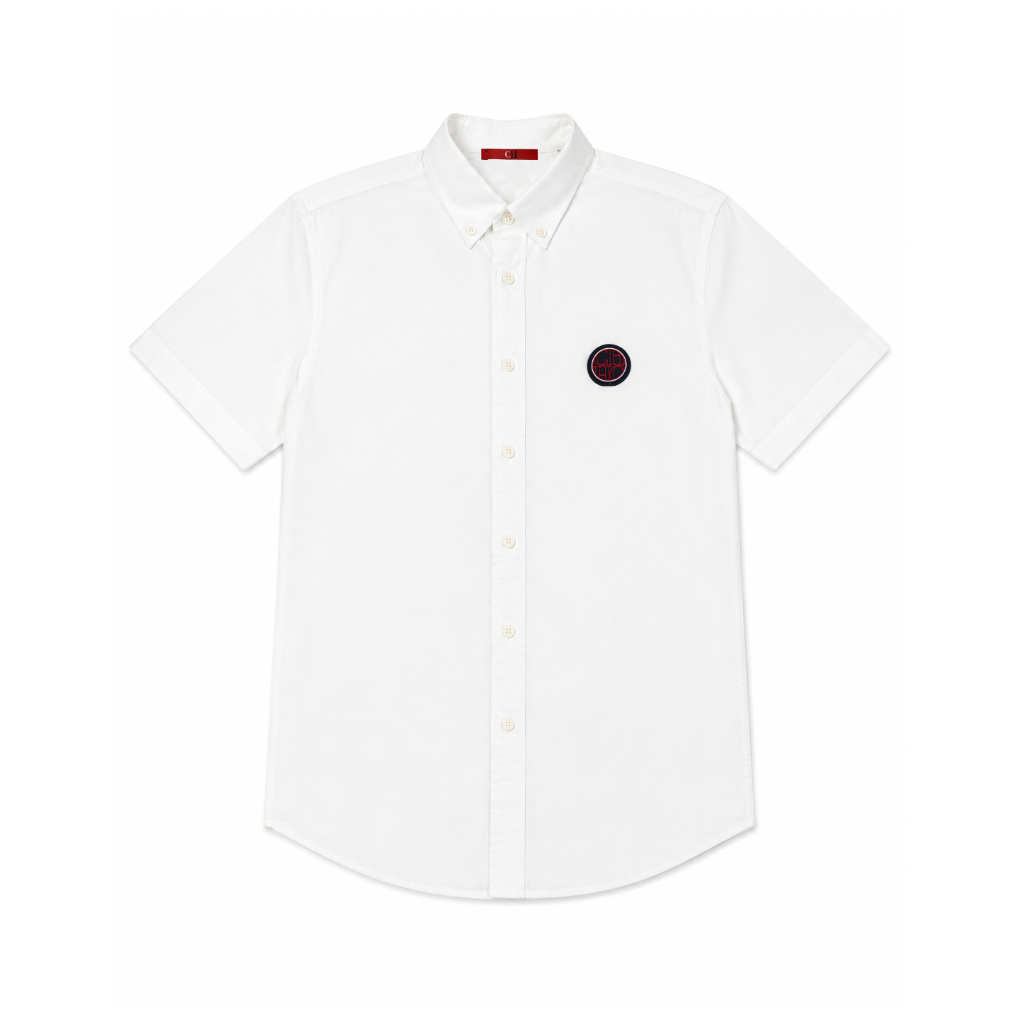CH Men's White Oxford Short Sl - Oxford Cotton Casual Shirt Business 评论和价格