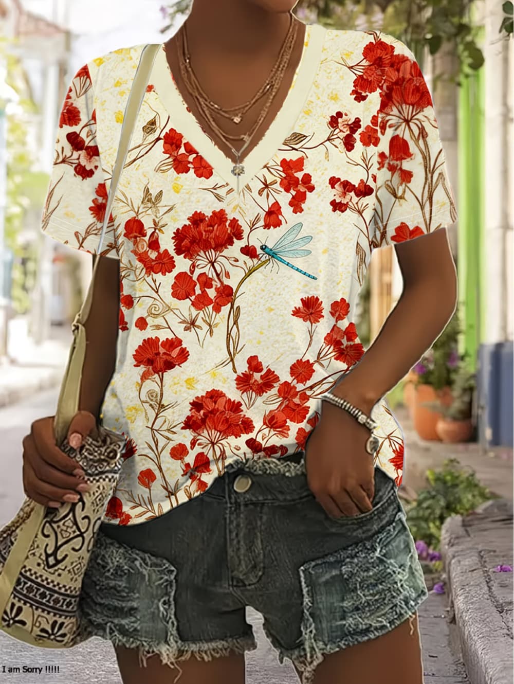 Summer Women's T Shirt Floral  - Vintage Hawaiian Floral Shirt 评论和价格