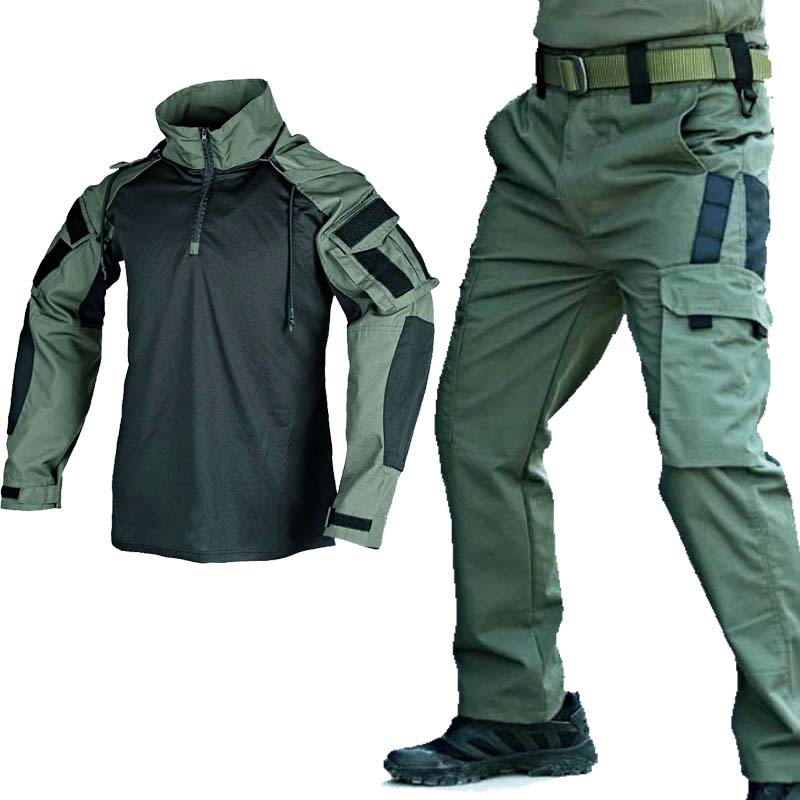Tactical Uniform Set Military  - Tactical Military Shirt Cargo 评论和价格