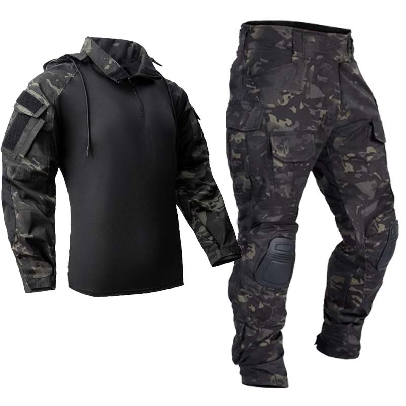 Men Tactical Uniform Milit Out - Tactical Military Shirt Cargo 评论和价格